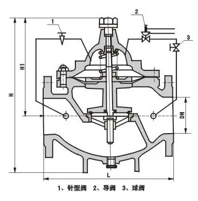 800X壓差旁通閥結(jié)構(gòu)尺寸 800X壓差旁通閥結(jié)構(gòu)尺寸